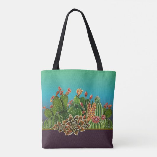 Cacti Tote Bag (Achterkant)