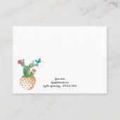 Cacti Visitekaartje (Achterkant)