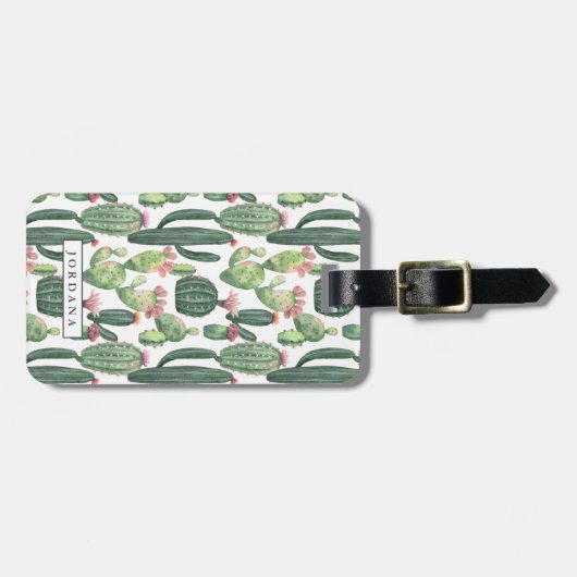 Cacti | Woestijnthema Bagagelabel (Voorkant horizontaal)