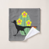 Cacti's en wegwerpmachines bad handdoek (Wasdoekje)