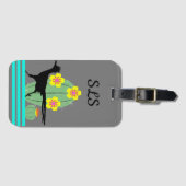 Cacti's en wegwerpmachines bagagelabel (Voorkant (horizontaal))