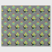 Cacti's en wegwerpmachines cadeaupapier (Vlak)
