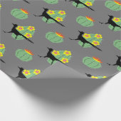 Cacti's en wegwerpmachines cadeaupapier (Hoek)