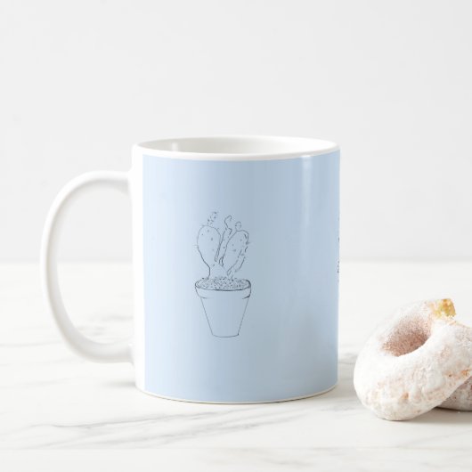 cacto koffiemok (Met donut)