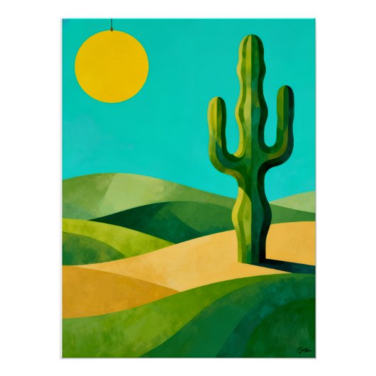 Cacto Perfect Poster (Voorkant)