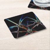 Cactus 1 coastercnm kartonnen onderzetters (Schuin)