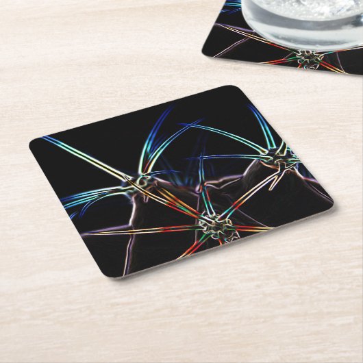 Cactus 1 coastercnm kartonnen onderzetters (Schuin)