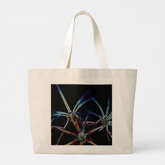 Cactus 1 jtcna grote tote bag (Achterkant)