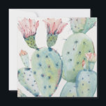 Cactus 21st Birthday Invite Kaart<br><div class="desc">Een cactus-verjaardagsuitnodiging</div>