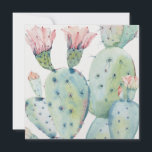 Cactus 21st Birthday Invite Kaart<br><div class="desc">Een cactus-verjaardagsuitnodiging</div>