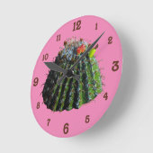 Cactus Acrylwandklok Ronde Klok (Hoek)