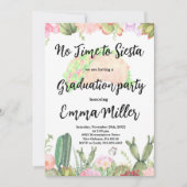 Cactus Afstuderen Fiesta Party Kaart (Voorkant)