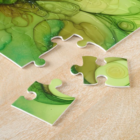 Cactus Alcohol Ink Legpuzzel (Zijkant)