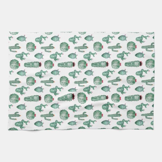 Cactus All Over Print Kitchen Towel,  Theedoek (Horizontaal)