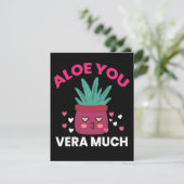 Cactus Aloe you Vera Veel Bedankkaart (Staand voorkant)