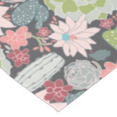 Cactus and Succulent Planten Greens Pinks Blue Tafelkleed (Gekanteld)