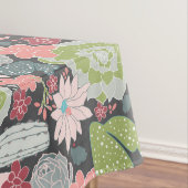 Cactus and Succulent Planten Greens Pinks Blue Tafelkleed (Voorbeeld)