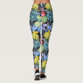 Cactus and Succulents Vibrant Southwest Waterverf Leggings (Achterkant)