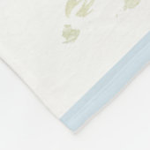 Cactus, aquarel fleece deken (Hoek)