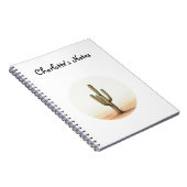 Cactus aquarel notitieboek (Rechterzijde)