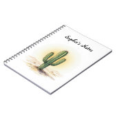 Cactus aquarel notitieboek (Linkerzijde)