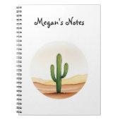 Cactus aquarel notitieboek (Voorkant)