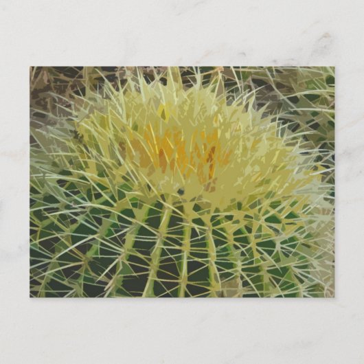Cactus art #1 Briefkaart (Voorkant)