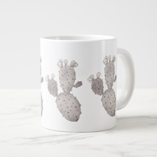 Cactus Art Grote Koffiekop (Voorkant rechts)