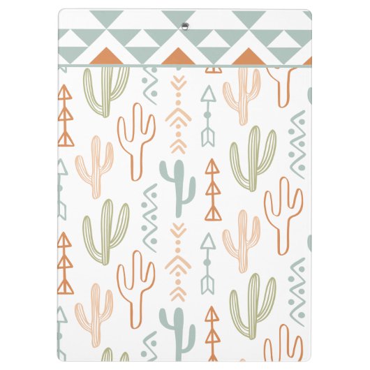 Cactus Aztec Westerne map Klembord (Achterkant)