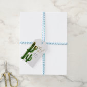Cactus Baby shower Dank u Label Cadeaulabel (Met Touw)