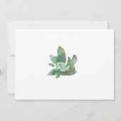 Cactus Baby Shower uitnodiging per post (Achterkant)