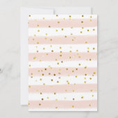 Cactus Baby Sprinkle Uitnodiging Kaart Bloemen (Achterkant)