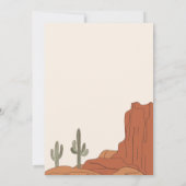 Cactus Bachelorette Party Scavenger Hunt Game Kaar Kaart (Achterkant)