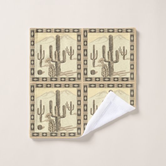 Cactus Bad Handdoek (Wasdoekje)