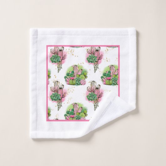 Cactus Bad Handdoek (Wasdoekje)