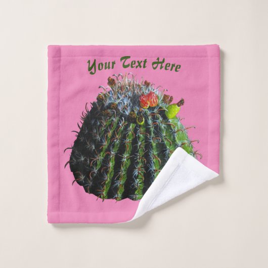 Cactus badhanddoeken bad handdoek (Wasdoekje)