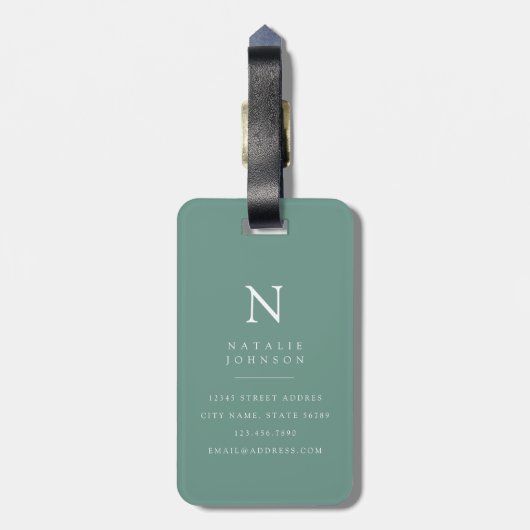 Cactus bagage labels (Achterkant verticaal)