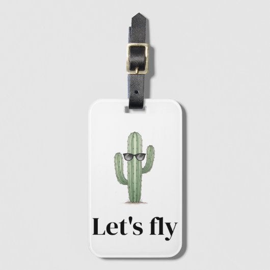 Cactus Bagagelabel (Voorkant (verticaal))