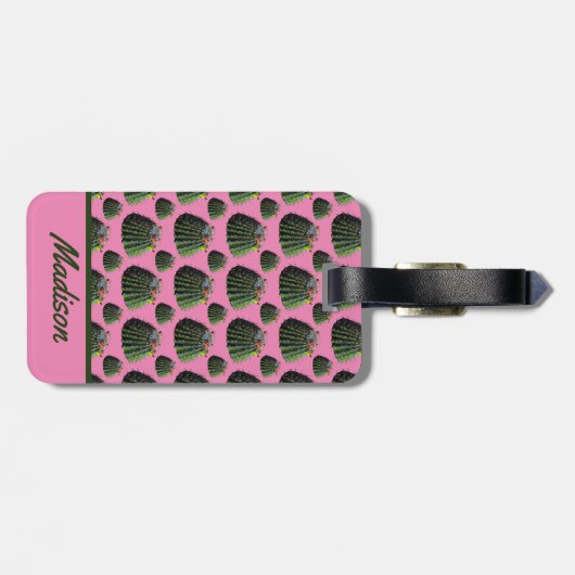 Cactus Bagagelabel (Achterkant horizontaal)