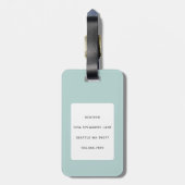 Cactus Bagagelabels (Achterkant verticaal)