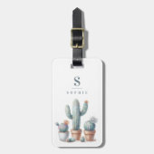 Cactus bagagelabels (Voorkant verticaal)