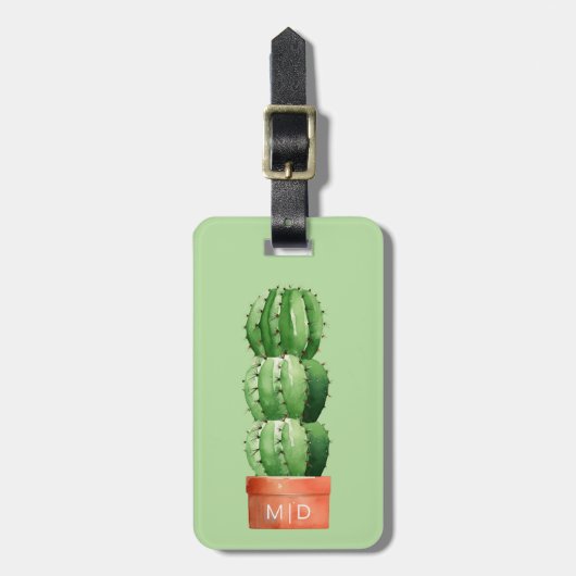 Cactus Bagagelabels (Voorkant verticaal)
