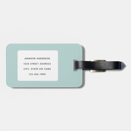 Cactus Bagagelabels (Achterkant horizontaal)