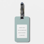 Cactus Bagagelabels (Achterkant verticaal)