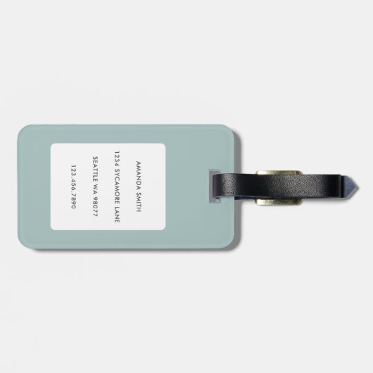 Cactus Bagagelabels (Achterkant horizontaal)