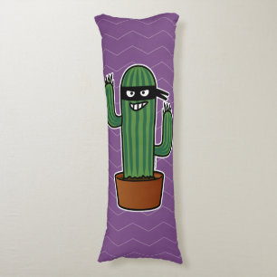 Cactus bandido ninja gemaskeerd stiekeme bandiet lichaamskussen