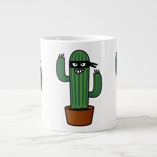 Cactus bandido ninja masky bandit grote koffiekop (Voorkant)