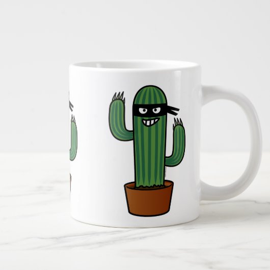 Cactus bandido ninja masky bandit grote koffiekop (Rechts)