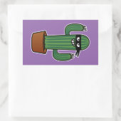 Cactus bandido ninja masky bandit rechthoekige sticker (Tas)