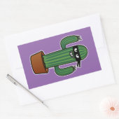 Cactus bandido ninja masky bandit rechthoekige sticker (Envelop)